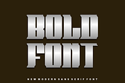 Bosener - Font, a Sans Serif Font by artchiles_design (Thumbnail 2 of 5)