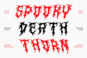 CS Masked – Black Metal Font, a Blackletter Font by Craft Supply Co. (Thumbnail 2 of 8)