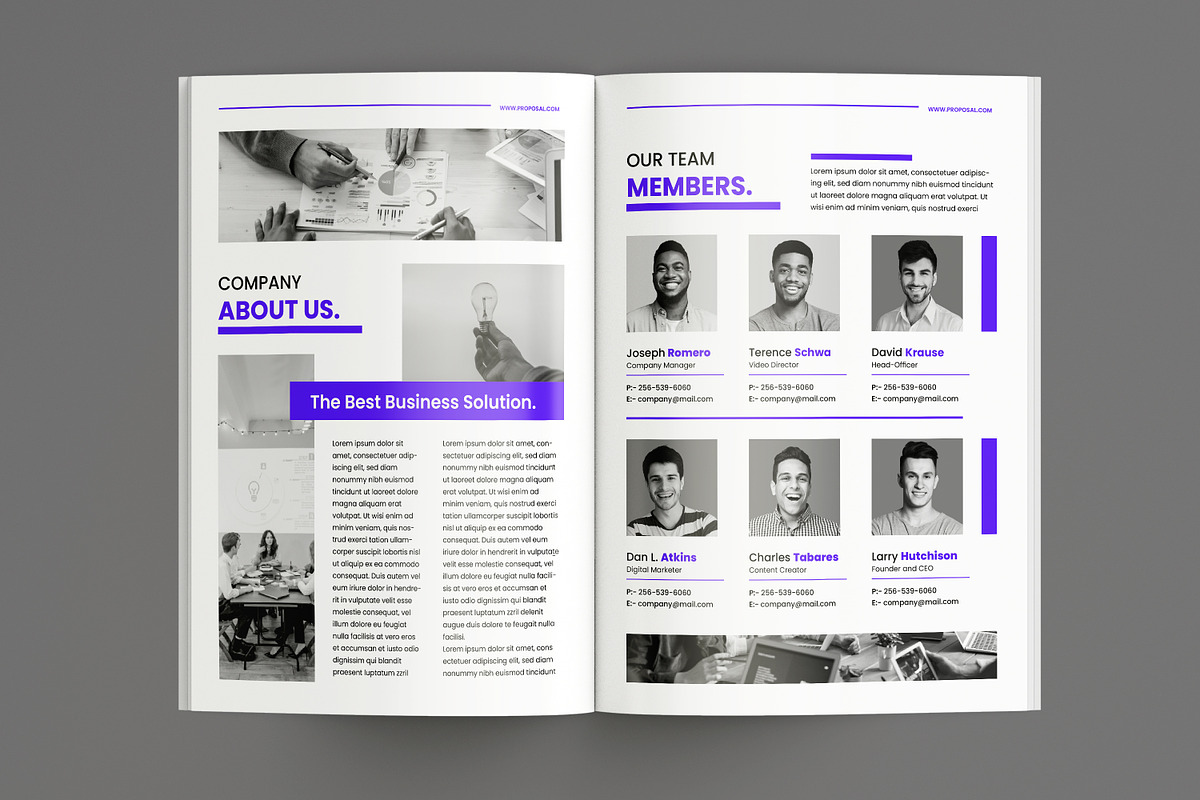 Company Proposal, a Brochure Template by FlyeredTemplate (Photo 6 of 11)