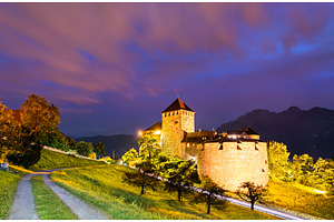 Vaduz Castle in Liechtenstein at, an Architecture Photo by Leonid Andronov