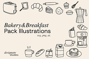 Bakery&Breakfast Illustrations