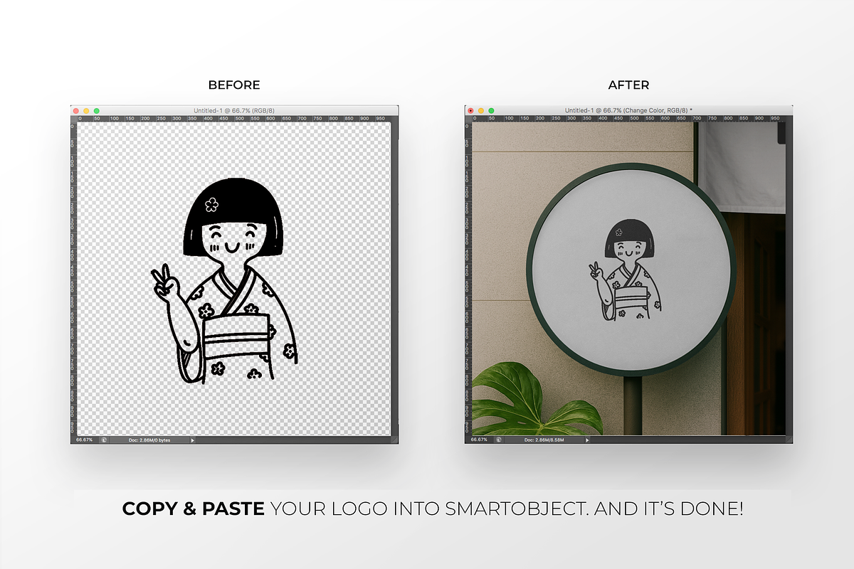 Japanese Cafe Storefront Mockup Sets, a Cups & Container Mockup by MockUpgrade (Photo 6 of 13)