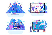 Company website vector Illustrations, a Work Illustration by Grivina's shop (Thumbnail 8 of 25)