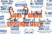 Signs Painted - Display Font, a Script Font by Edignwn Type (Thumbnail 1 of 10)