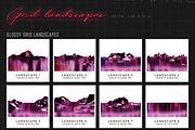 Retro Landscape Kit, an Object Graphic by MiksKS (Thumbnail 13 of 18)