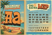 Nestafu - Hawaiian Display Font, a Sans Serif Font by Burntilldead (Thumbnail 2 of 12)