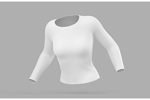 3D Long Sleeve T-shirt For Women