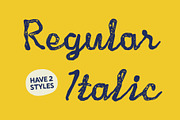 CS Melanie Stamp, a Script Font by Craft Supply Co. (Thumbnail 3 of 8)