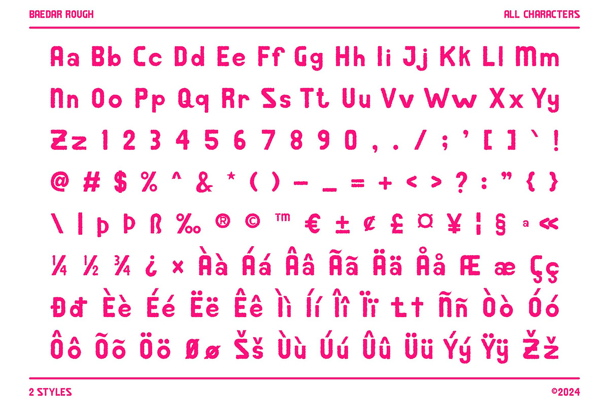 Baedar Rough, a Sans Serif Font by Craft Supply Co. (Photo 8 of 8)