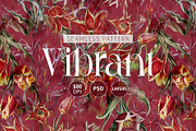 Vibrant Tulip Seamless Pattern, a Pattern Graphic by texvogue (Thumbnail 1 of 7)