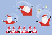 So Many Santas!, an Illustration by City Girl Country Girl (Thumbnail 1 of 2)