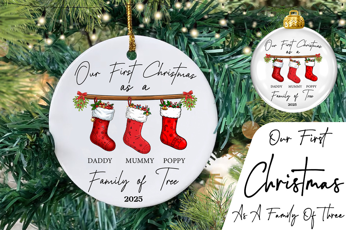 Our First Christmas as a Family of T, an Illustration by CrexoraLab (Photo 1 of 4)