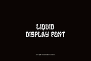 Oraskot - Liquid Display Font, a Handwritten Font by QR Design Studio (Thumbnail 3 of 8)