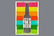 Beer grunge vector poster set., a Food Illustration by PoPaShop (Thumbnail 6 of 9)