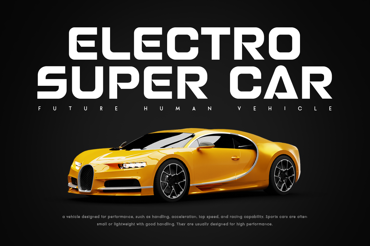 Speedo - Racing Technology Font, a Sans Serif Font by Hamz Studio (Photo 8 of 9)