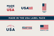 Made In The USA Label Pack, an Object Graphic by Michael Peretti Studios (Thumbnail 1 of 5)