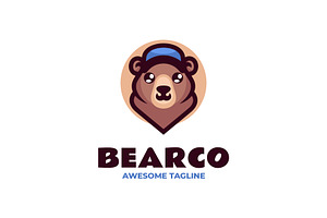 Bear Mascot Logo Design, a Branding & Logo Template by Artnivora.Std