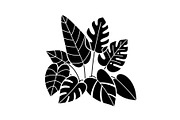 Minimal Botanical Leaf Silhouette Bu, an Illustration by Creativeshirt (Thumbnail 26 of 51)