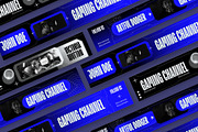 Gaming Youtube Cover, a Social Media Template by graphicook (Thumbnail 3 of 3)