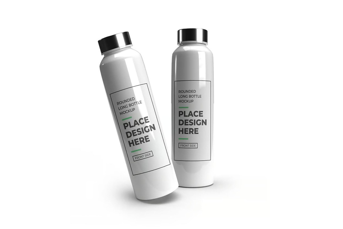 Long Bottle Tumbler Mockup Template, a Household Mockup by DesignRushMarket (Photo 11 of 11)