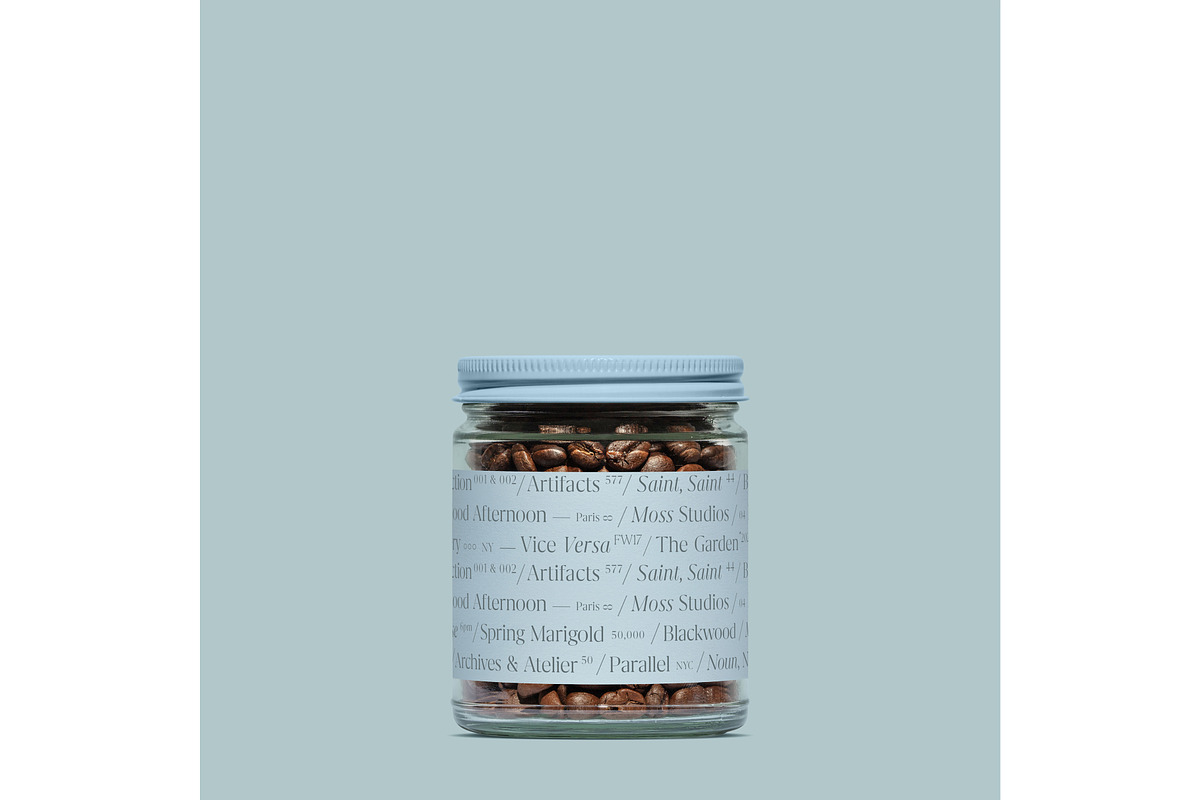 Coffee Bean Jar Mockup, a Cups & Container Mockup by Copal (Photo 11 of 17)