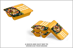 Food Container Mockup PSD