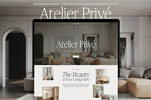 Squarespace Interior Design Template