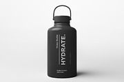 64 OZ Water Bottle Mockup Set, a Packaging Mockup by Mirachma Project (Thumbnail 6 of 9)
