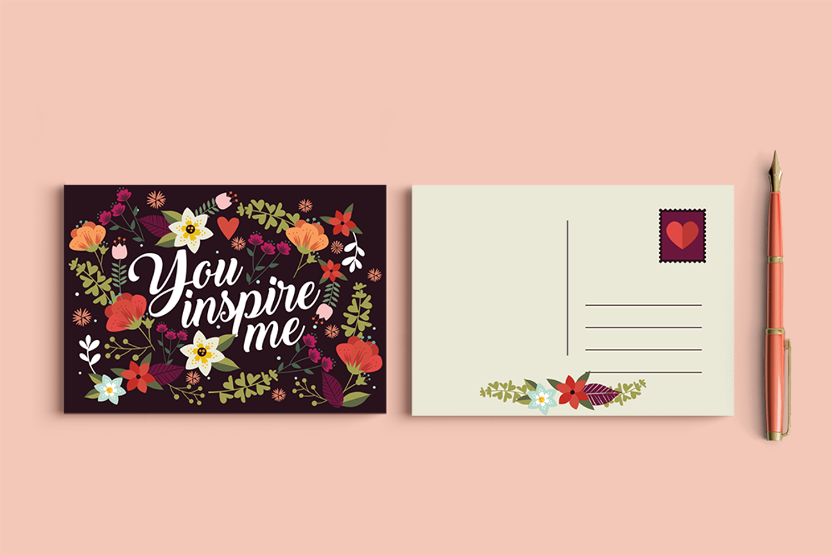 Floral Postcard Collection, a Card Template by Werlang Paper (Photo 4 of 5)
