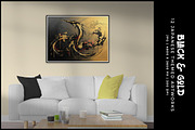 Black and Golden Japanese Artworks, a Decorative Illustration by Digital Art Creations (Thumbnail 5 of 7)