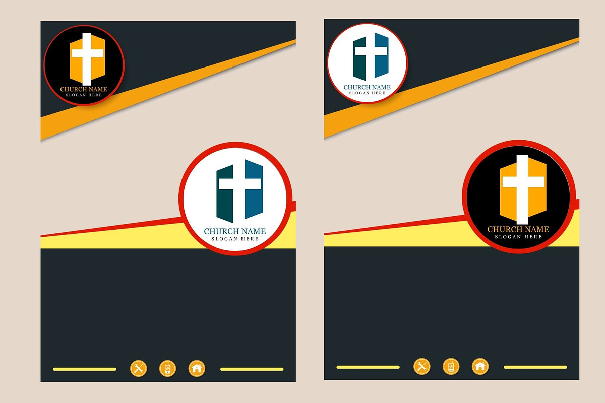 Premium Church Brand Logo Design, a Branding & Logo Template by Mishek Munene (Photo 9 of 9)