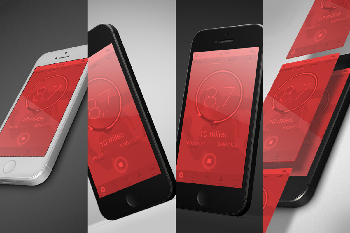 iPhone 5S Mock ups, an iPhone Mockup by Aldo (Photo 3 of 5)