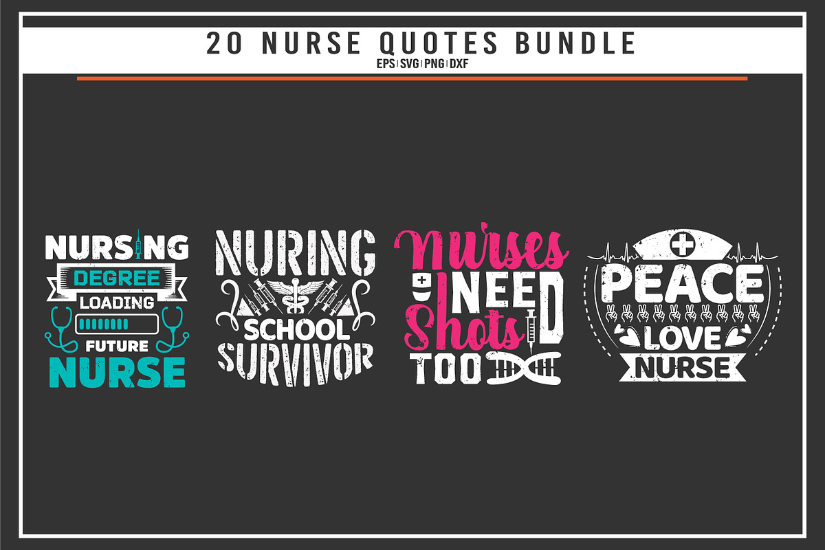 Nurse 20 quotes t shirt bundle, a Graphic by Uniquesvg99 (Photo 4 of 7)