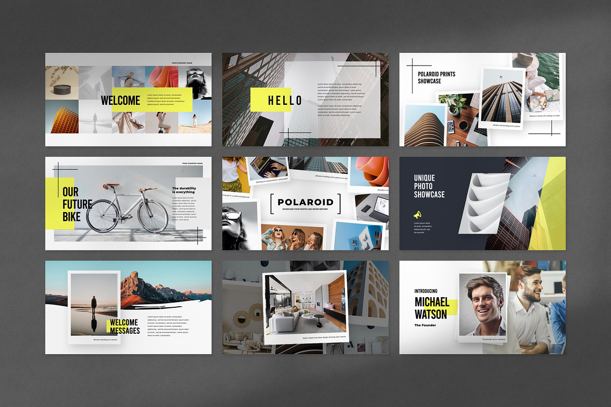 Polaroid Animated PowerPoint, a Presentation Template by Creathrive Design (Photo 6 of 16)