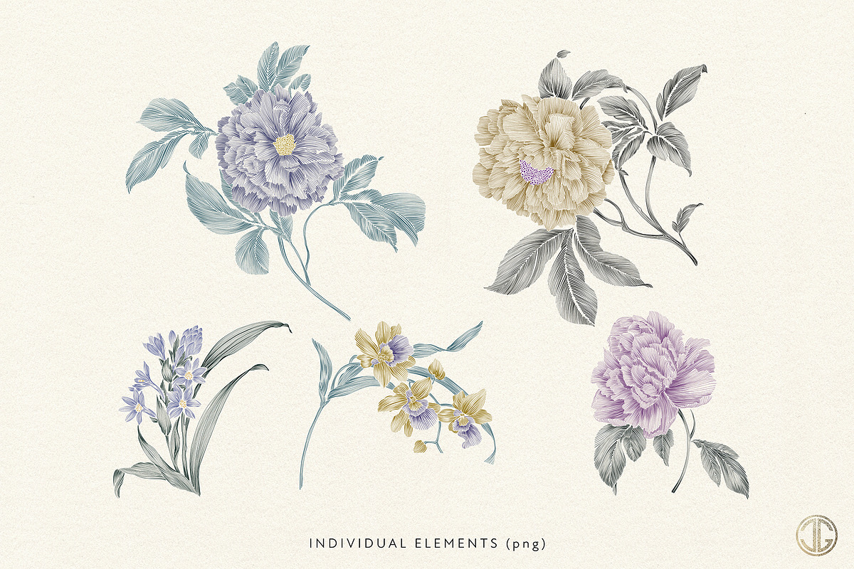 PAEONIA - Seamless Peony Pattern, a Pattern Graphic by C & G (Photo 3 of 7)