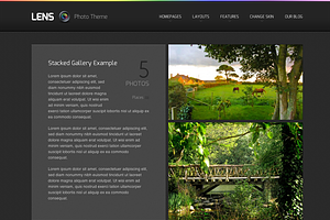 Lens, A WordPress Photography Theme