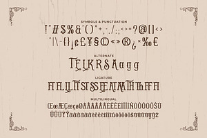 Adam Bowie - Western Display Font