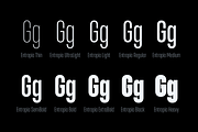 Entropia — condensed geometric sans, a Sans Serif Font by Slava Antipov (Thumbnail 5 of 14)