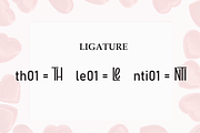 The Valentine | Script Font, a Script Font by Scratchones (Thumbnail 8 of 9)