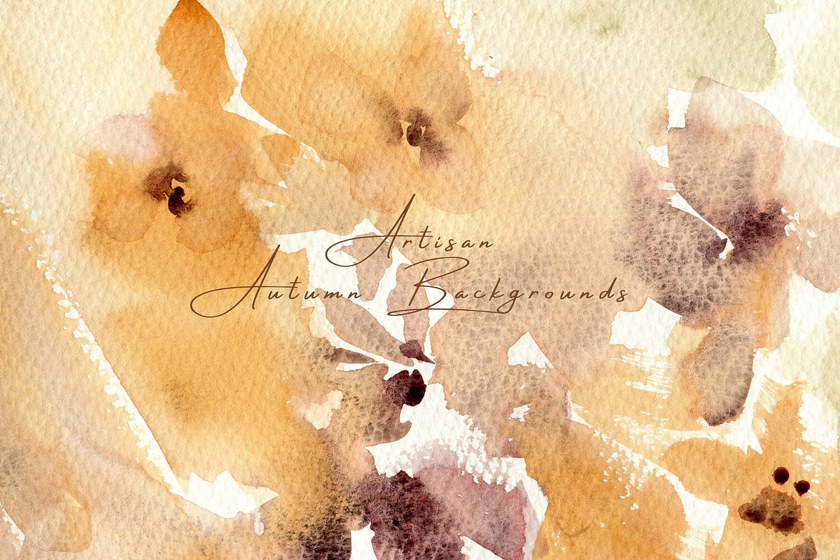 Artisan Autumn Watercolor Background, a Background Graphic by ArtMaslyana (Photo 8 of 10)