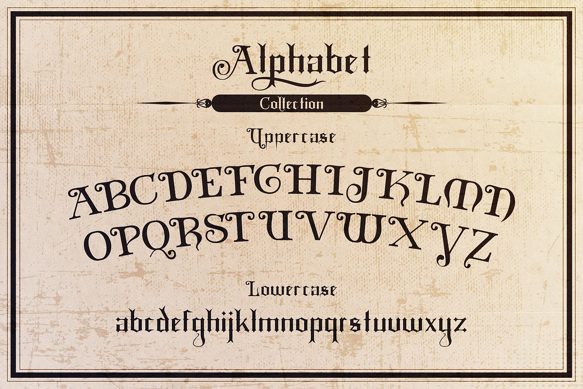 Black Mild Typeface, a Blackletter Font by alit design (Photo 11 of 15)