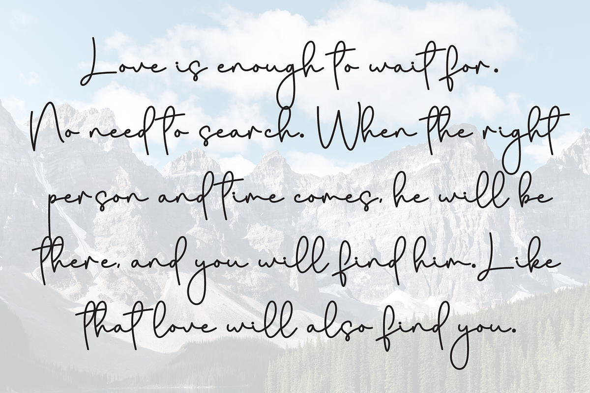 Daddy | Script Font, a Handwritten Font by Scratchones (Photo 6 of 8)