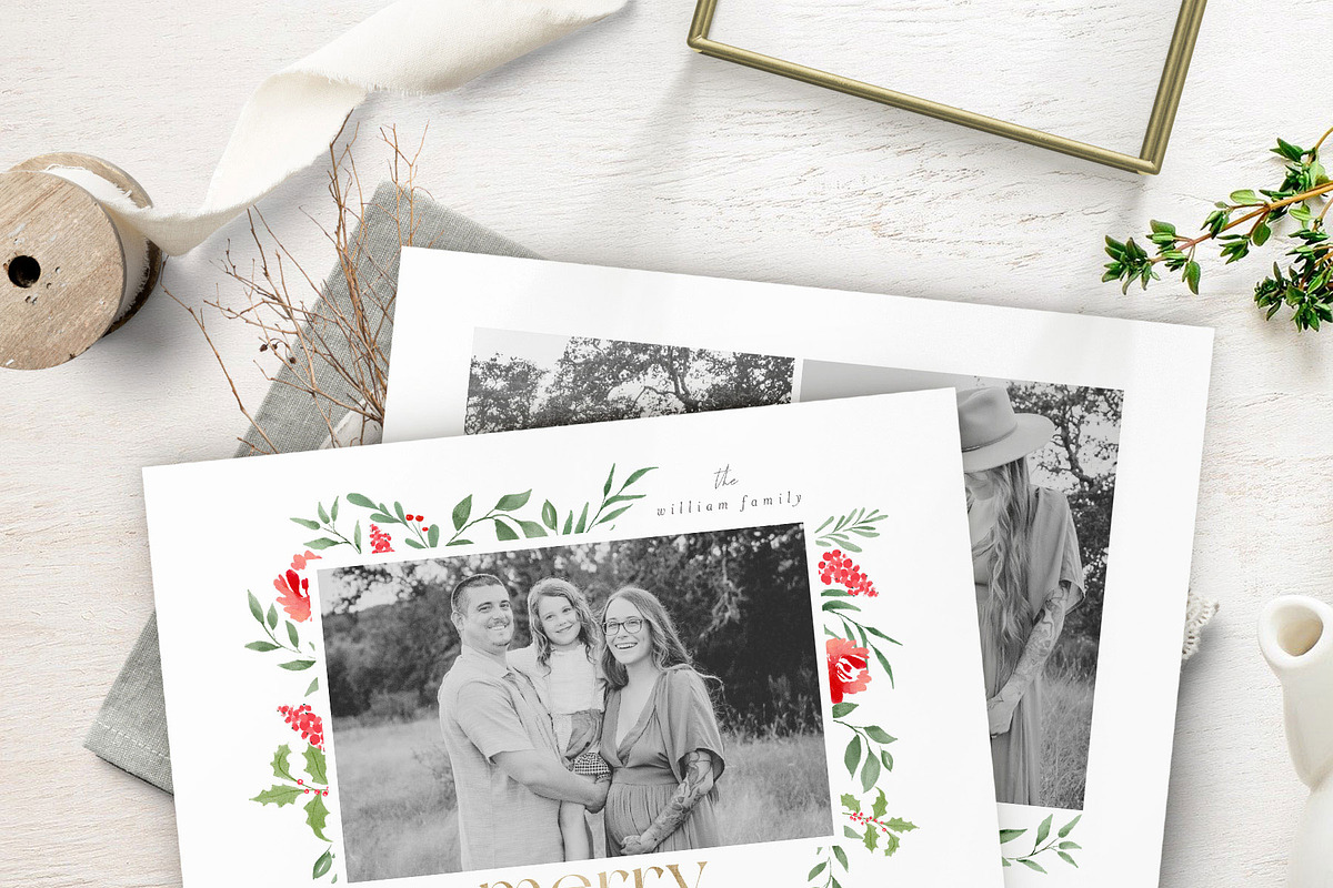 Christmas Card Templates 2022, a Card Template by 7th Avenue Designs (Photo 15 of 21)