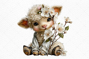 Whimsical Easter Clipart Png, an Illustration by Craft Nest (Thumbnail 10 of 11)