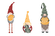 Scandinavian gnomes with pumpkins, an Object Graphic by Toltemara (Thumbnail 2 of 3)