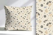 Beige Abstract Floral Seamless, a Pattern Graphic by Sharon Schwalbe (Thumbnail 2 of 4)