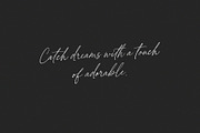 White Camellia Script Font, a Script Font by Seagulls Creative (Thumbnail 4 of 12)