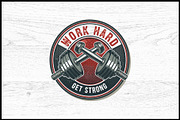 10 Power Gym Logo Badge Bundle, a Sport Illustration by Artivon (Thumbnail 4 of 10)