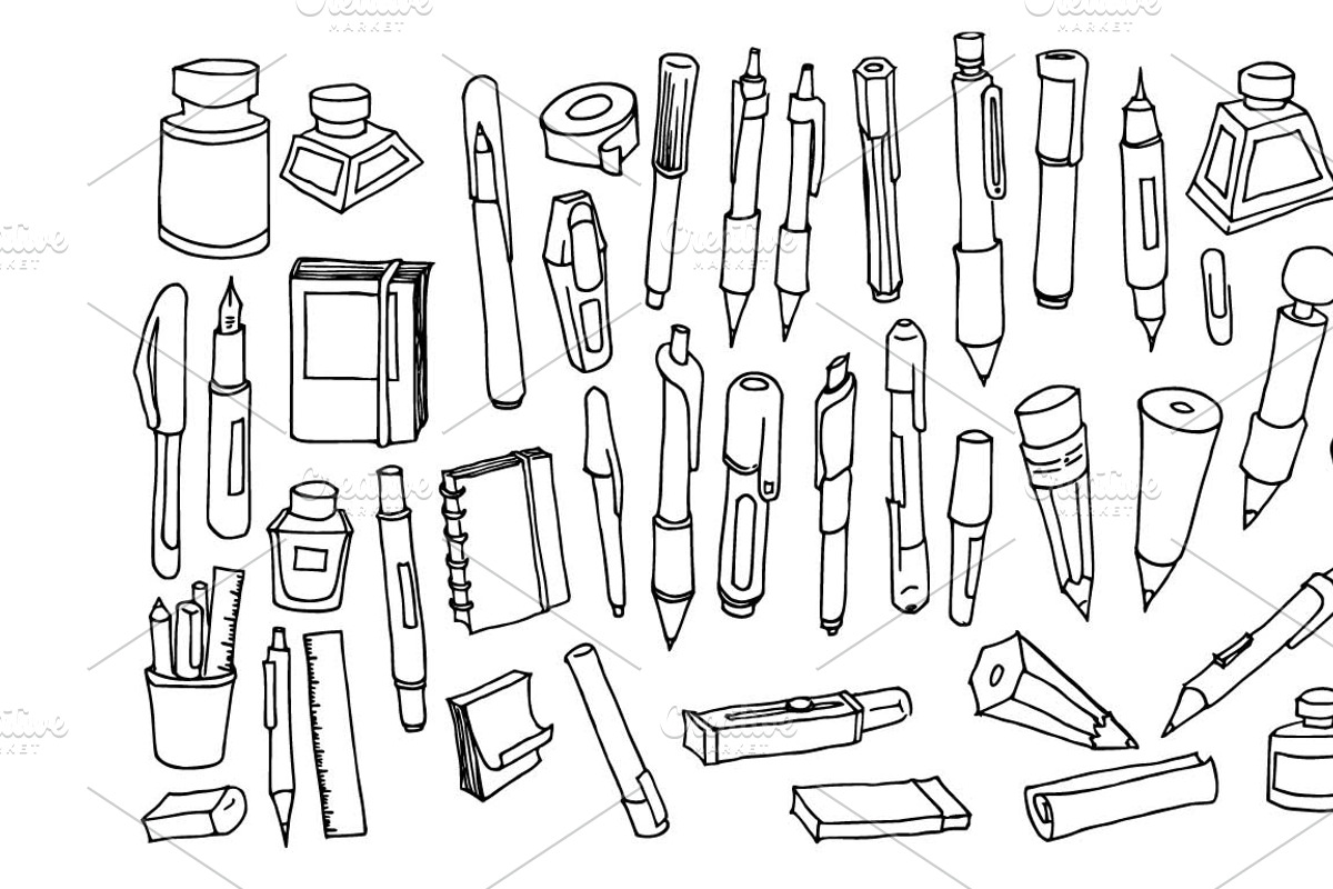 4657 Hand Drawn doodle elements, an Education Illustration by TKDoodle (Photo 74 of 77)
