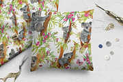 Cute Koalas. Seamless  patterns, a Pattern Graphic by MitrushovaArt (Thumbnail 6 of 10)